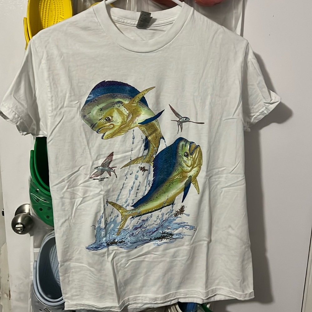 White Fish Graphic Tee